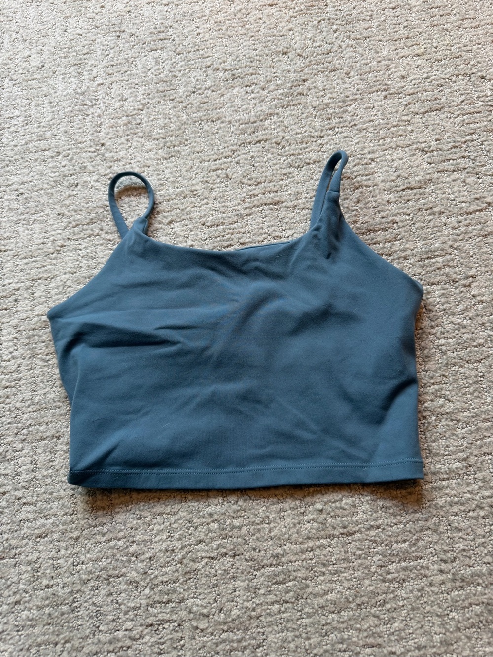 Women's Blue & Pink Cropped Cami Tank Tops